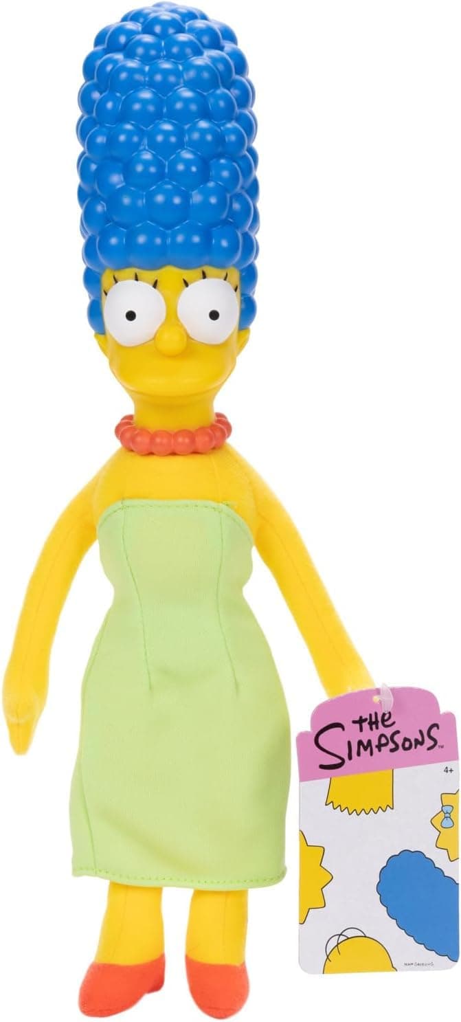 Los Simpsons - Peluche Marge de 30 cm - Cabeza de Vinilo - Suave y Detallado - Niños.