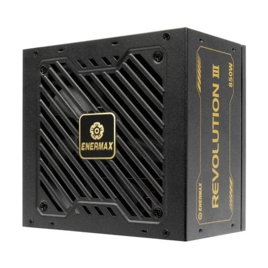 Fuente de alimentación ENERMAX Revolution III 850W 80+ Gold ATX 3.1 PCIe 5.1 12V-2x6 DC-DC modular