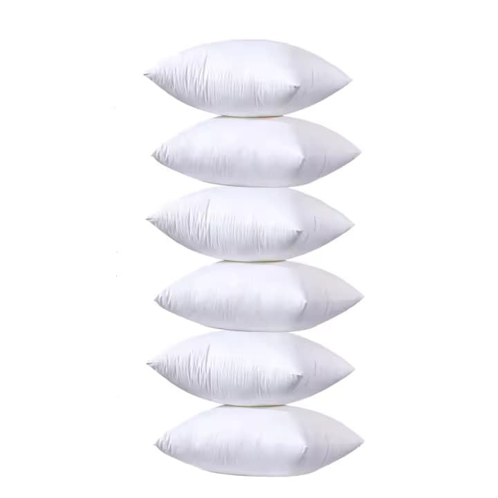 Relleno de Cojín para Sofá o Cama, Suave e Indeformable, Hipoalergénica,40x60, 6 Unidades