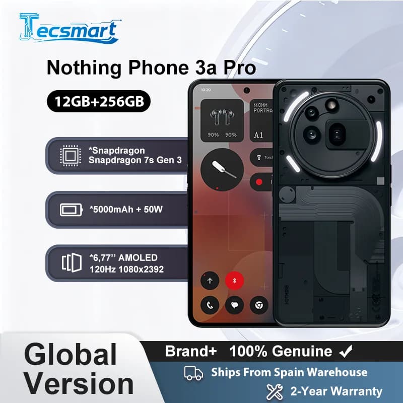 Smartphone Nothing Phone (3a) Pro,12GB 256GB