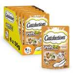 Catisfactions Premios para Gatos Sabor Aves a la Brasa 6x55g