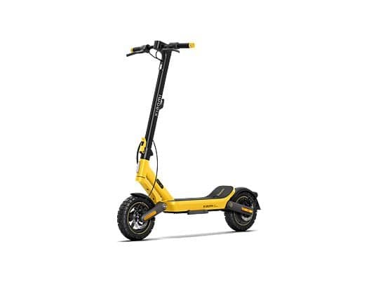 Patinete eléctrico - Xiaomi Electric Scooter 6 Ultra, Tipo 2 / VPM, Potencia Nom. 500W, Carga máx.140 kg, 12500 mAh,25 km/h, Negro/Amarillo