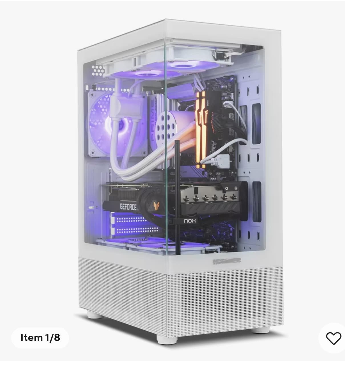 Torre pc nox hummer vision blanca