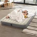 Intex 64103, Fibertech Deluxe High, Colchón hinchable, Unisex adulto, Multicolor, 152 x 203 cm