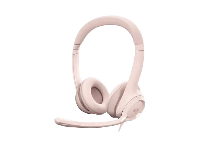 Auriculares - Logitech USB Headset H390, De diadema, Con cable, Para PC, Micrófono, Control multimedia, Cancelación de ruido (2 colores)