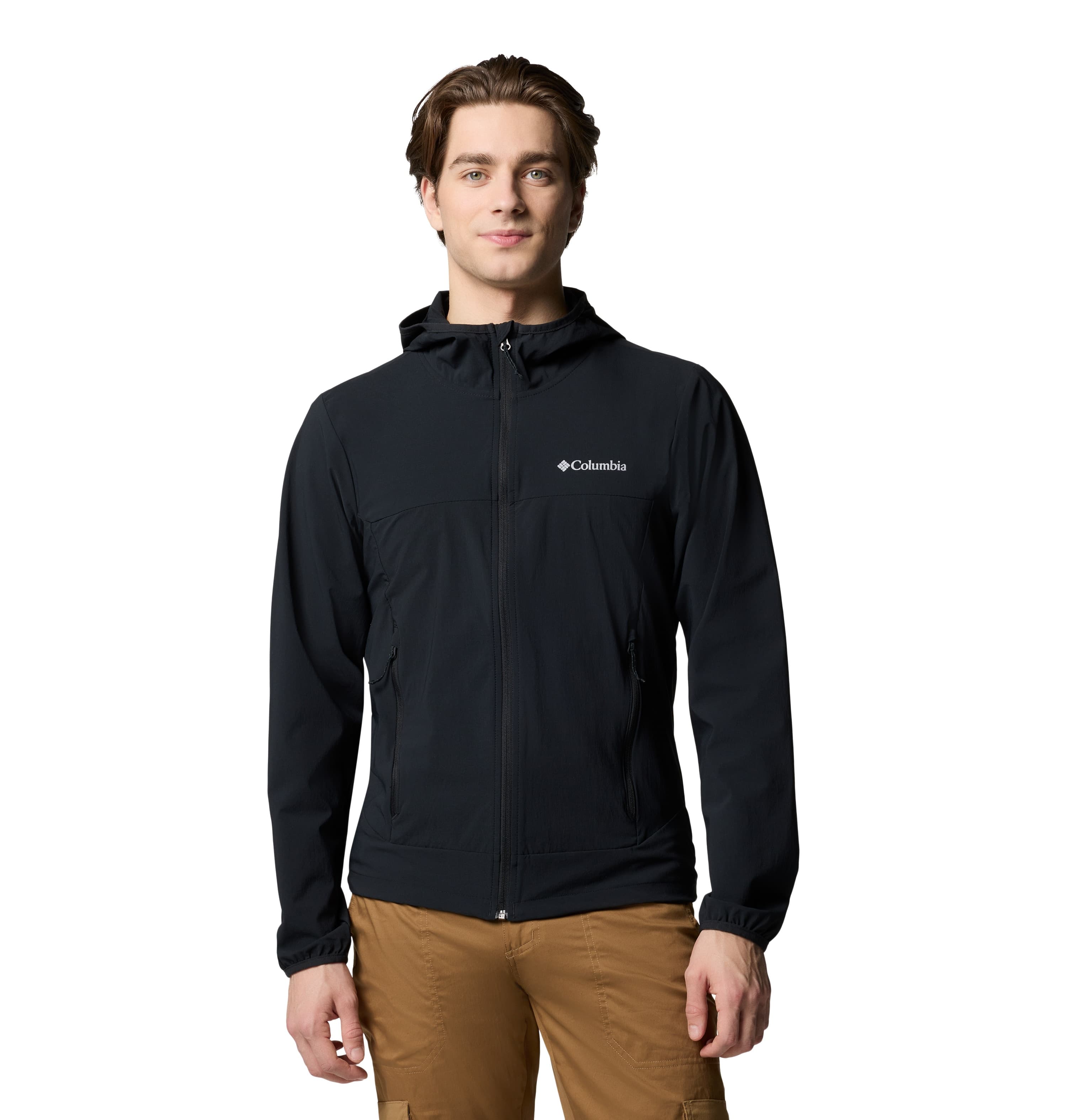 Chaqueta softshell de hombre Heather Canyon II Hooded Columbia - Negro