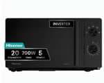 Microondas Hisense H20MOBP1HI, 700 W, 20 L, 5 Niveles de Potencia - Negro