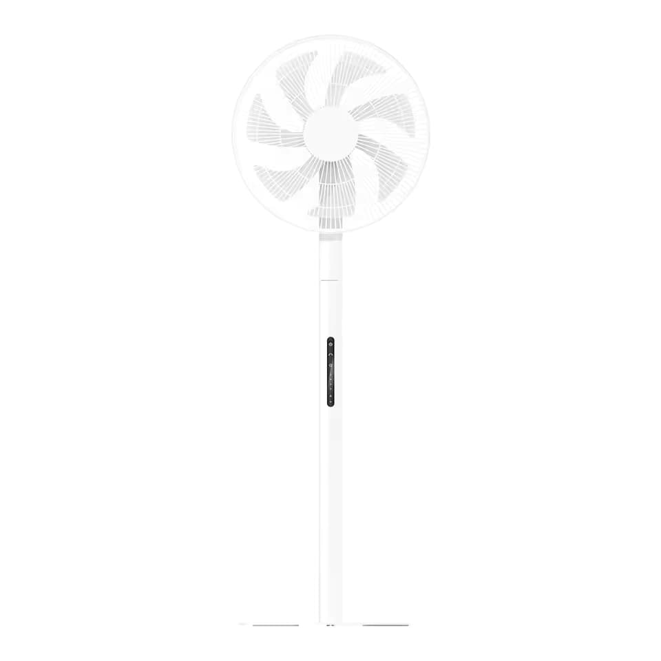 Oficial Mijia Smart Standing Fan Pro Slim, Diseño ultradelgado, Control remoto o táctil, Compatible con carga portátil Type-C