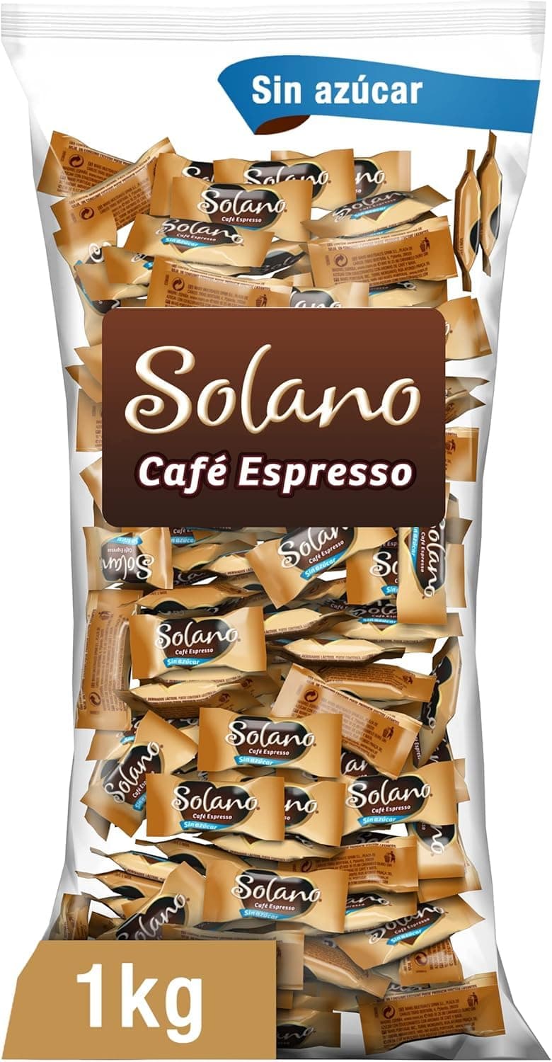 Caramelos cremosos Solano Sabor Café Sin Azúcar 1 kg por solo 13,69€ en Amazon (marcando cupón y suscribiéndose)