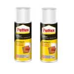 Pattex Contact Spray, cola de contacto permanente, pegamento spray de base disolvente, 1 bote x 400 ml (Paquete de 2)
