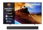 Pack: TV Philips OLED 65" 4K (65OLED770) con Ambilight + Barra de Sonido Philips TAB4000