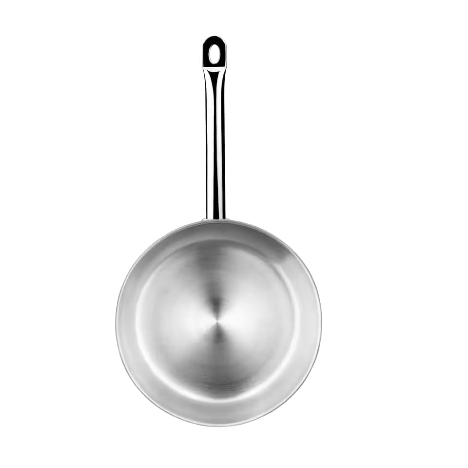 MONIX Chef - Sartén Acero Inoxidable 18/10 sin PFOA, 20 cm, Triple Fondo
