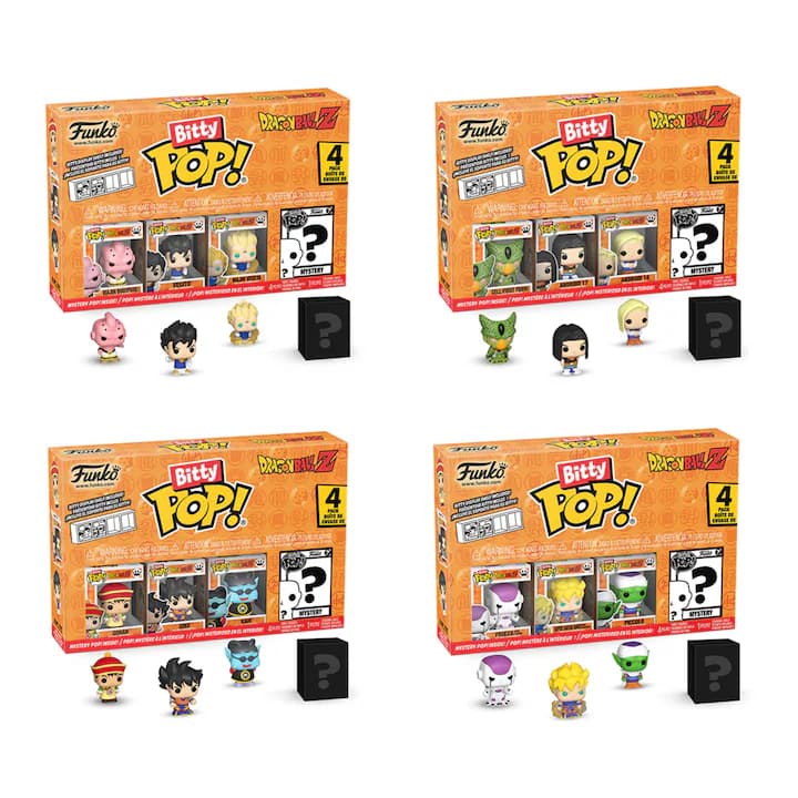 Bitty Pop 4 Pack Dragon Ball Z