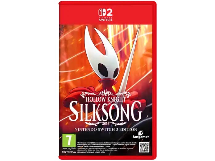 Juego Nintendo Switch 2 Hollow Knight Silksong (Metroidvania, Hornet, 60 fps, combate acrobático, Pharloom, háptica, en MediaMarkt)