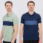Polo Hombre Fila Essentials de Algodón – Diseño con Franja y Corte Clásico