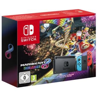 Consola Nintendo Switch estándar con Mario Kart 8 Deluxe (Game Card) ECI MISMO PRECIO