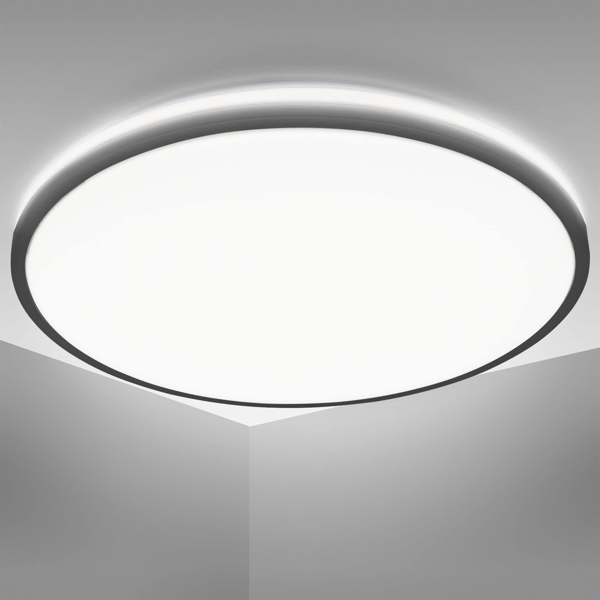B.K.Licht I Lámpara de techo LED I Ø38 cm 24W