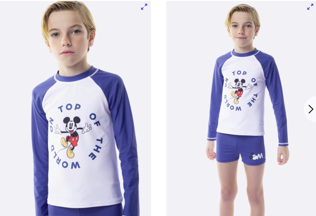 Camiseta protección UVA+UVB de Niño Mickey Mouse de DISNEY