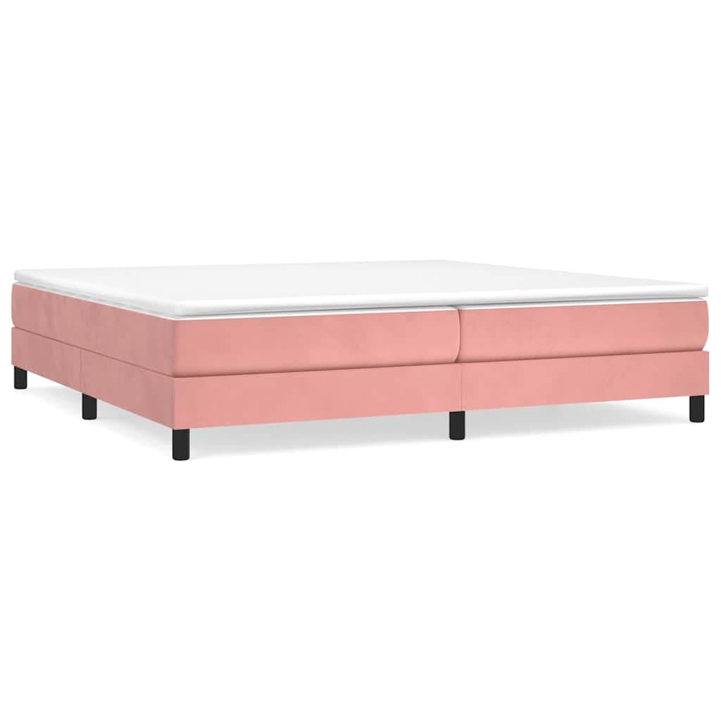 vidaXL Estructura de cama con somier terciopelo 200x200 cm Multicolor