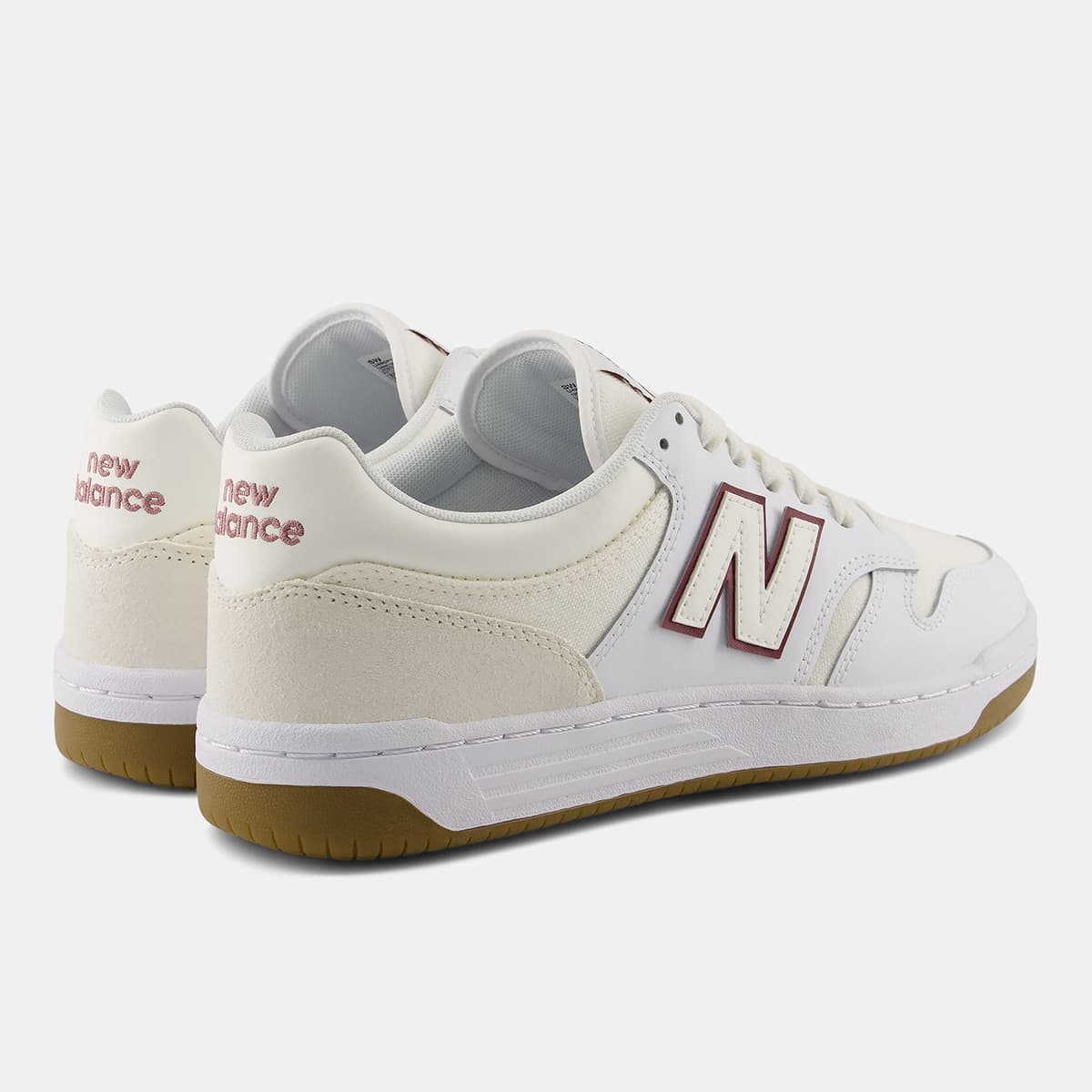Zapatilla Casual Unisex 480 New Balance - Blanco / Rojo