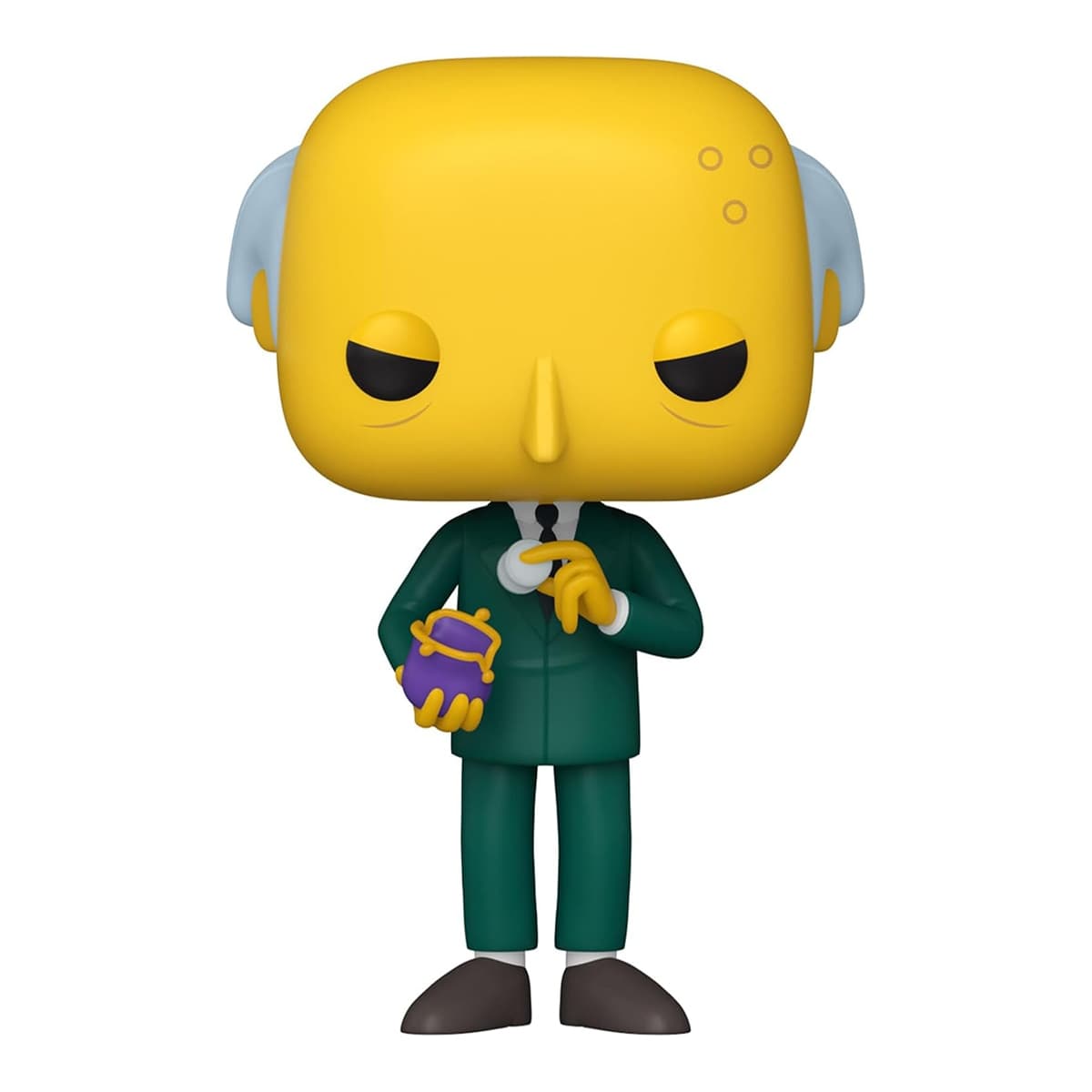 Figura Funko Pop Mr. Burns Los Simpsons (Colección oficial serie animación, vinilo 9 cm, pose clásica, caja con ventana, El Corte Inglés)