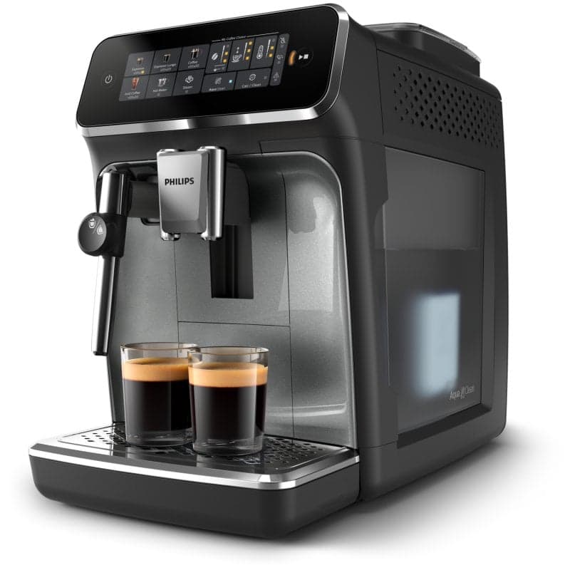 Cafetera Philips EP3323/90 Serie 3300 (15 bares, molinillo cerámico, espumador de leche manual, filtro AquaClean, en PcComponentes)