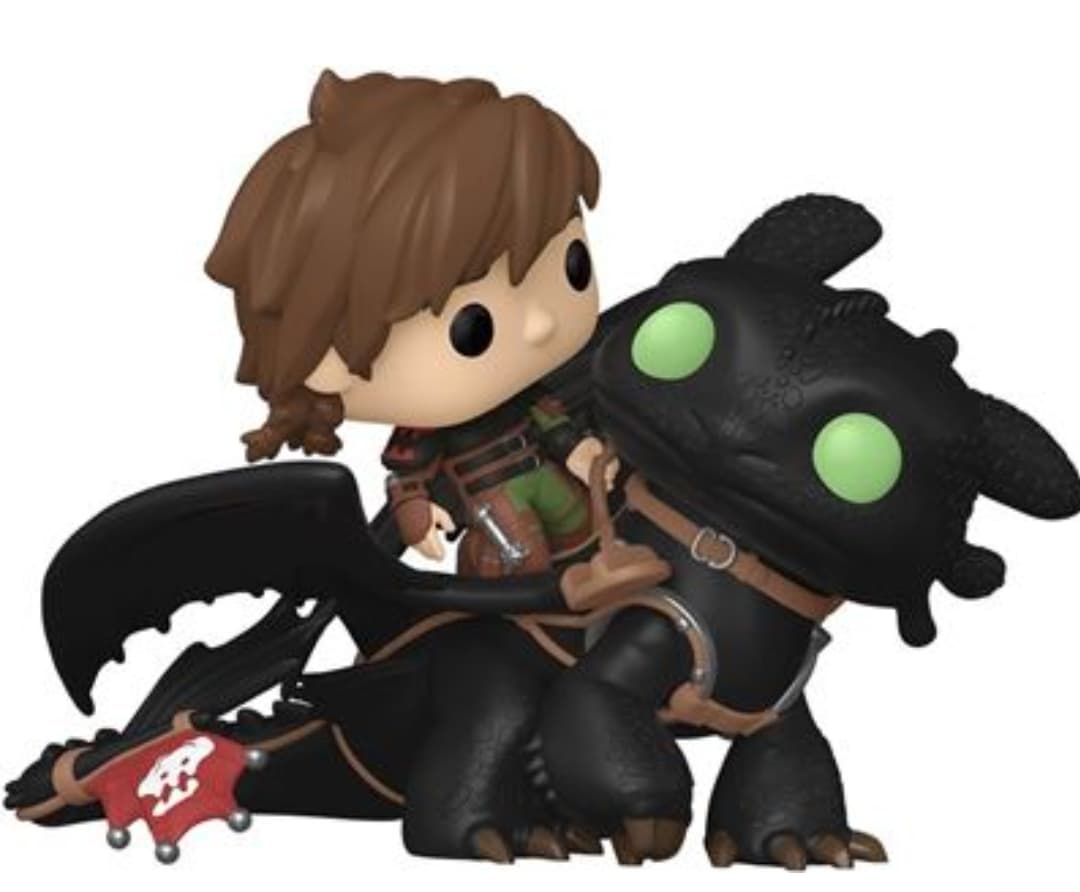 Figura Funko Cómo entrenar a tu dragón Hipo montando a Desdentao 14cm (recogida gratis en tienda)
