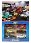 Hot Wheels HW Legends Coches y camiones, conjunto de seis vehículos metálicos de juguete a escala 1:64
