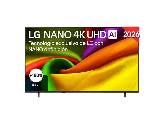 LG 75NU850B6LA Smart TV 75” 4K UHD, α7 AI Gen9, webOS 26, HDR10 Pro y Game Optimizer (Precio tras registro en Mimediamarkt)