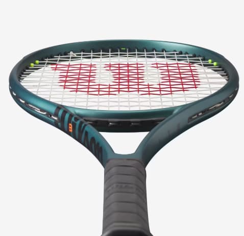 Raqueta Wilson Blade 101L V9 Verde/Negro (274g, tamiz 652 cm², patrón 16x20, grip 2 y 3, potencia y control ligero, en Decathlon)