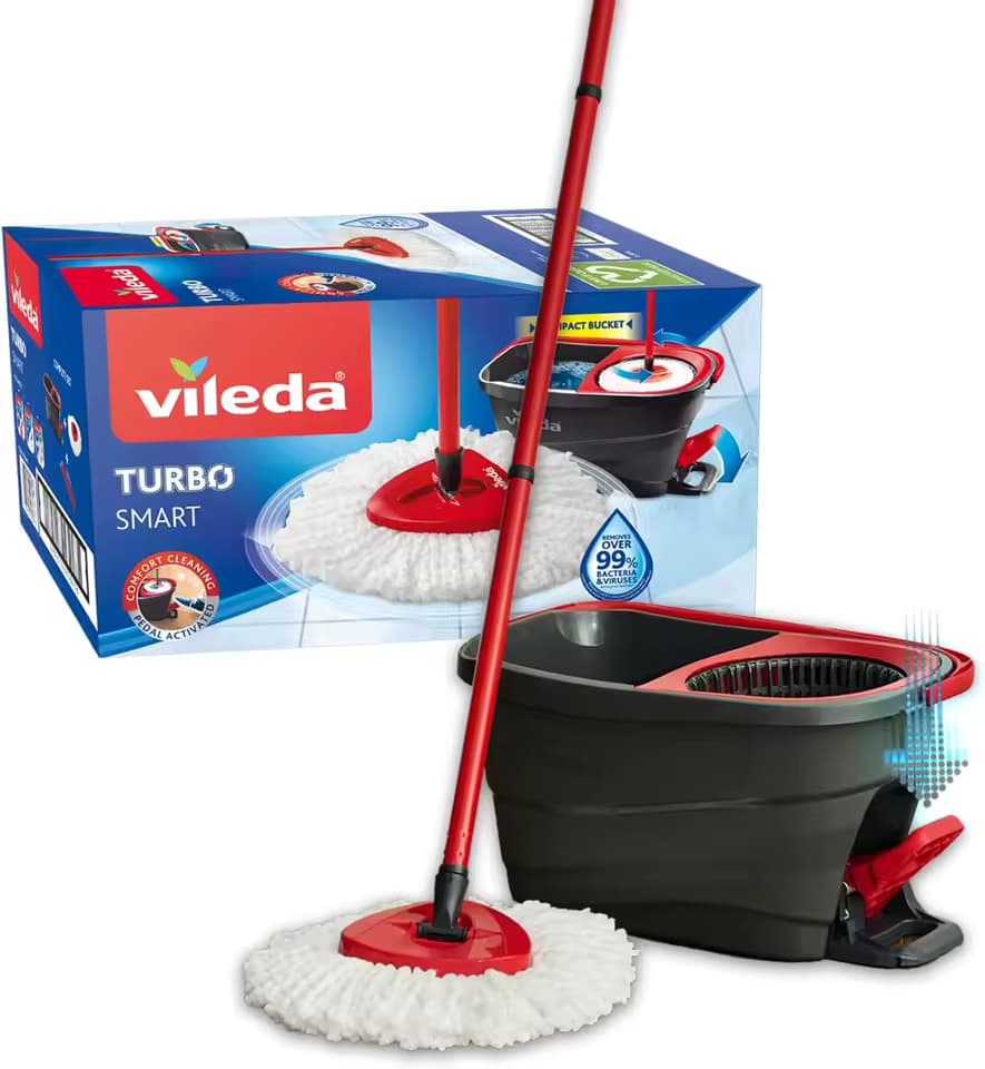 Fregona Vileda -Turbo Smart Con pedal Escurridor