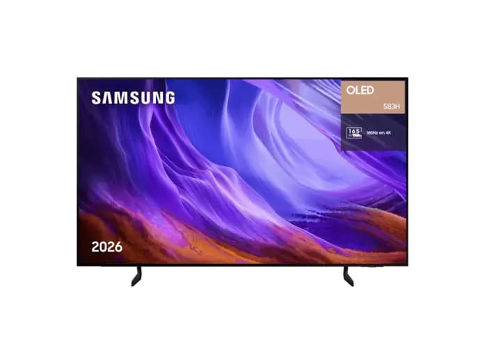 TV OLED 77" - Samsung TQ77S83HAEXXC, OLED 4K, NQ4 AI Gen2 Processor, Smart TV, Tecnología Sin Reflejos, Full AI, Negro