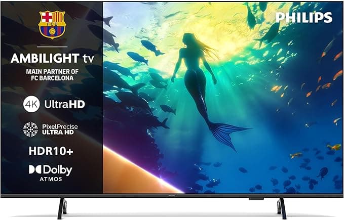 TV Philips LED Ambilight 55PUS8010 55" 4K UHD Titan OS Dolby Atmos Alexa