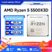 AMD Ryzen 5 5500X3D (Tray) | 6 Núcleos | 12 Hilos | 96 MB 3D V-Cache | Socket AM4