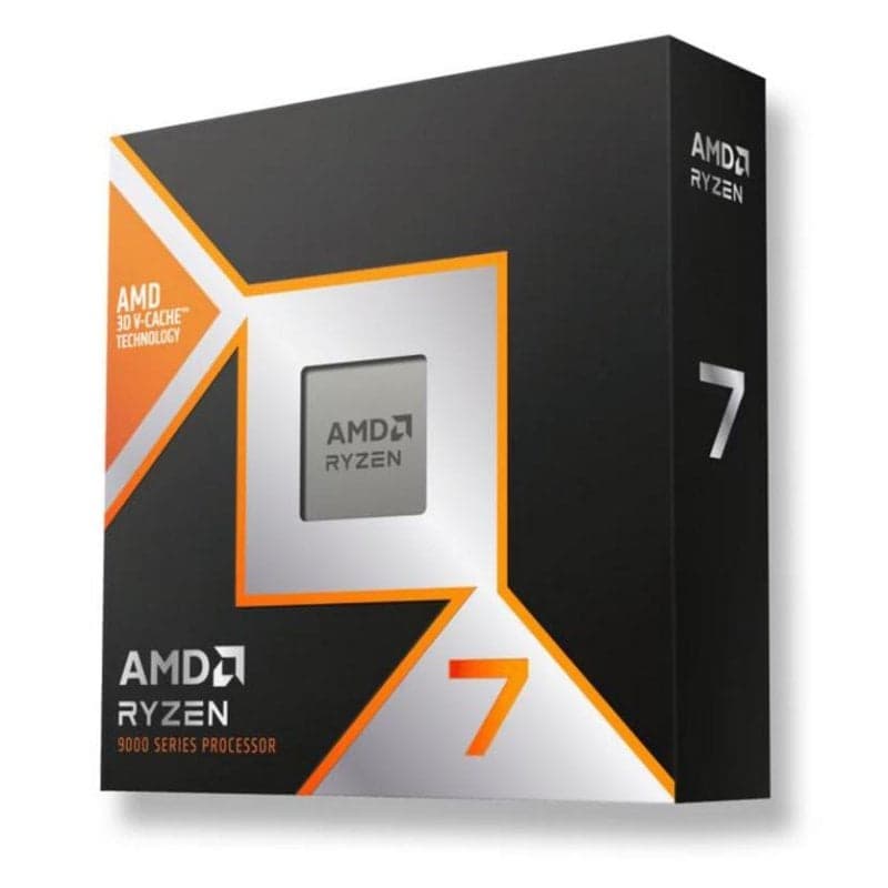 Procesador AMD Ryzen 7 9800X3D 8 Núcleos 4,7 GHz Base 5,2 GHz Turbo Tray