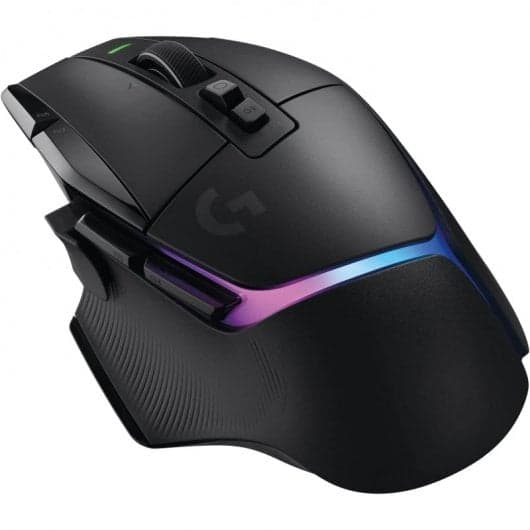 Logitech G G502 X Plus Lightspeed – Ratón gaming inalámbrico 25.600 DPI, LIGHTFORCE, RGB LIGHTSYNC y 120 h – Negro + AMAZON