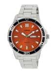 Lorus RH361AX9 - Reloj analógico de Cuarzo para Hombre con Correa de Metal, Naranja