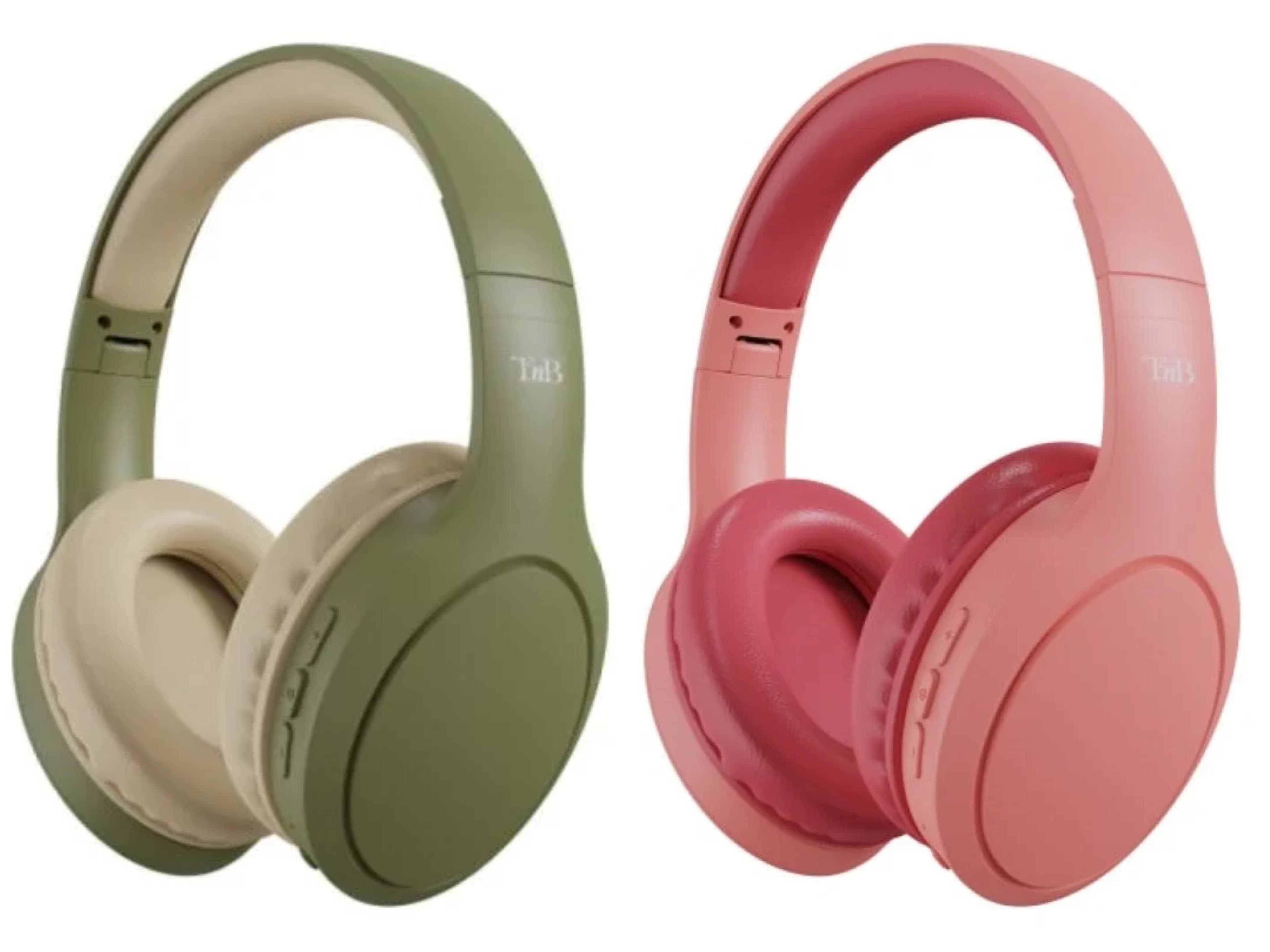 Auriculares T″nB inalámbricos Bluetooth 5.1 con micrófono y batería 30h | También en rosa