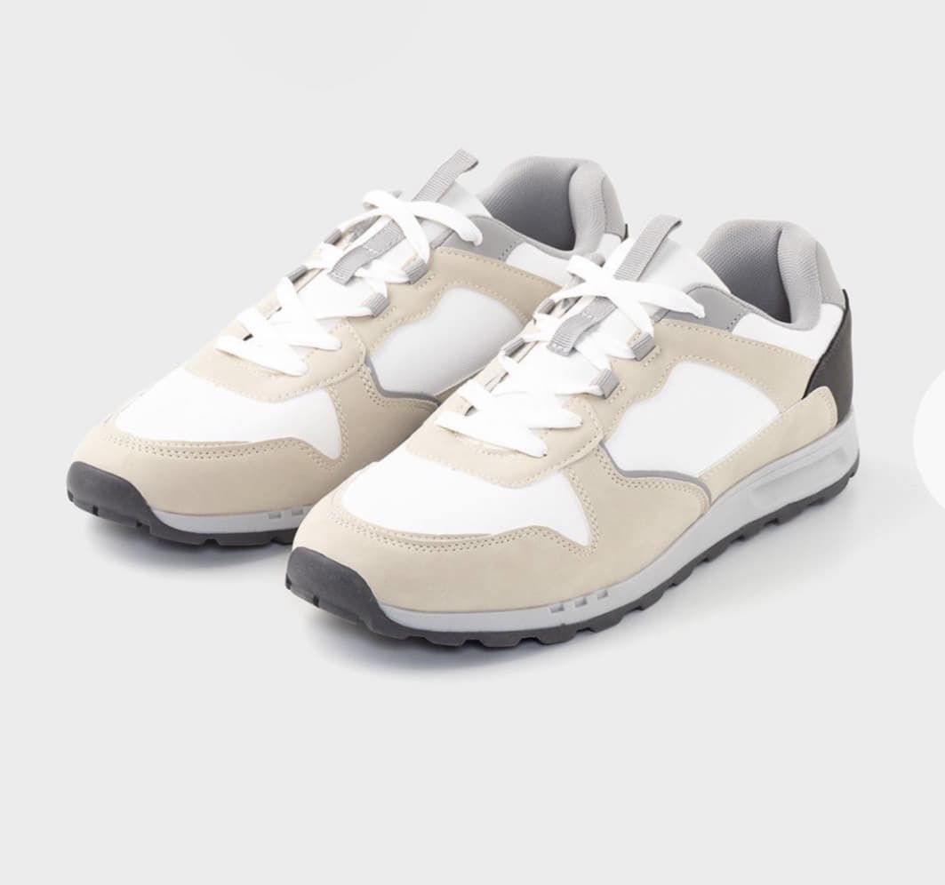 Zapatillas casual TEX para hombre por 5,99 € (-76%) | Tallas 40-46 · Beige o azul marino