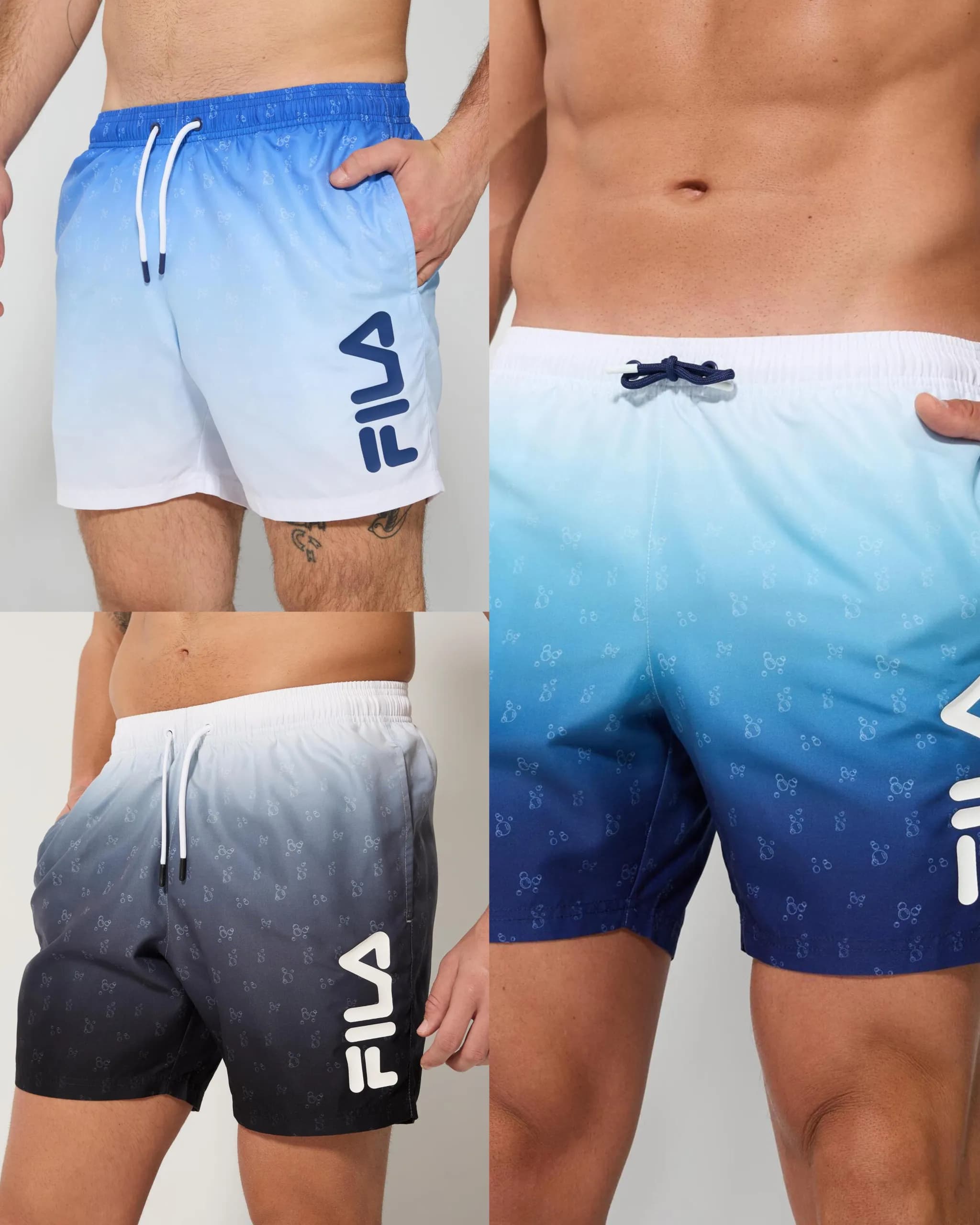 Bañador Corto Hombre Fila Fade (Tallas S a XXL)