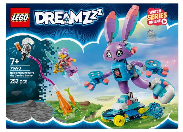 Juego de construcción Izzie y Bunchurro el Conejo Jugón LEGO DREAMZzz - 71490