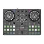 Mezcladora DJ - Vieta Pro Vega, 2 Canales, USB-C y Minijack 3.5mm, Tarjeta de Sonido Integrada