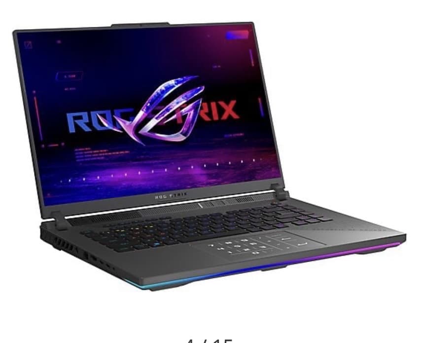 Portátil gaming - ASUS ROG Strix G614PR-RV031, 16" WUXGA, AMD Ryzen 9 8940HX, 32GB RAM, 1TB SSD, GeForce RTX 5070 Ti, SinSO