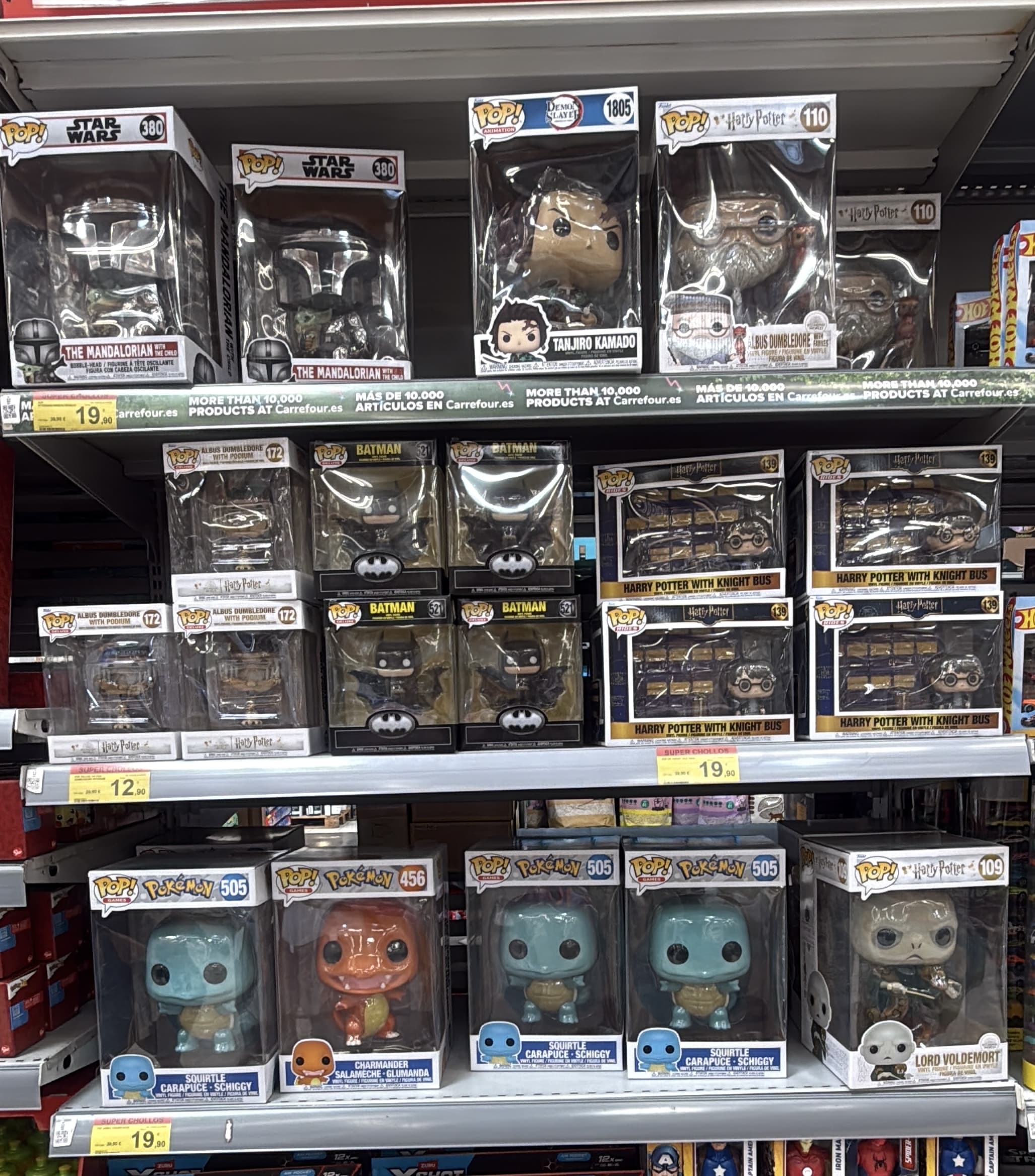 Funkos “JUMBO” (tamaño grande)