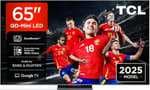 TCL 65C8K Televisor 65 Pulgadas QD-Mini LED 4K Smart TV, 4500 nits HDR Premium, 144Hz,
