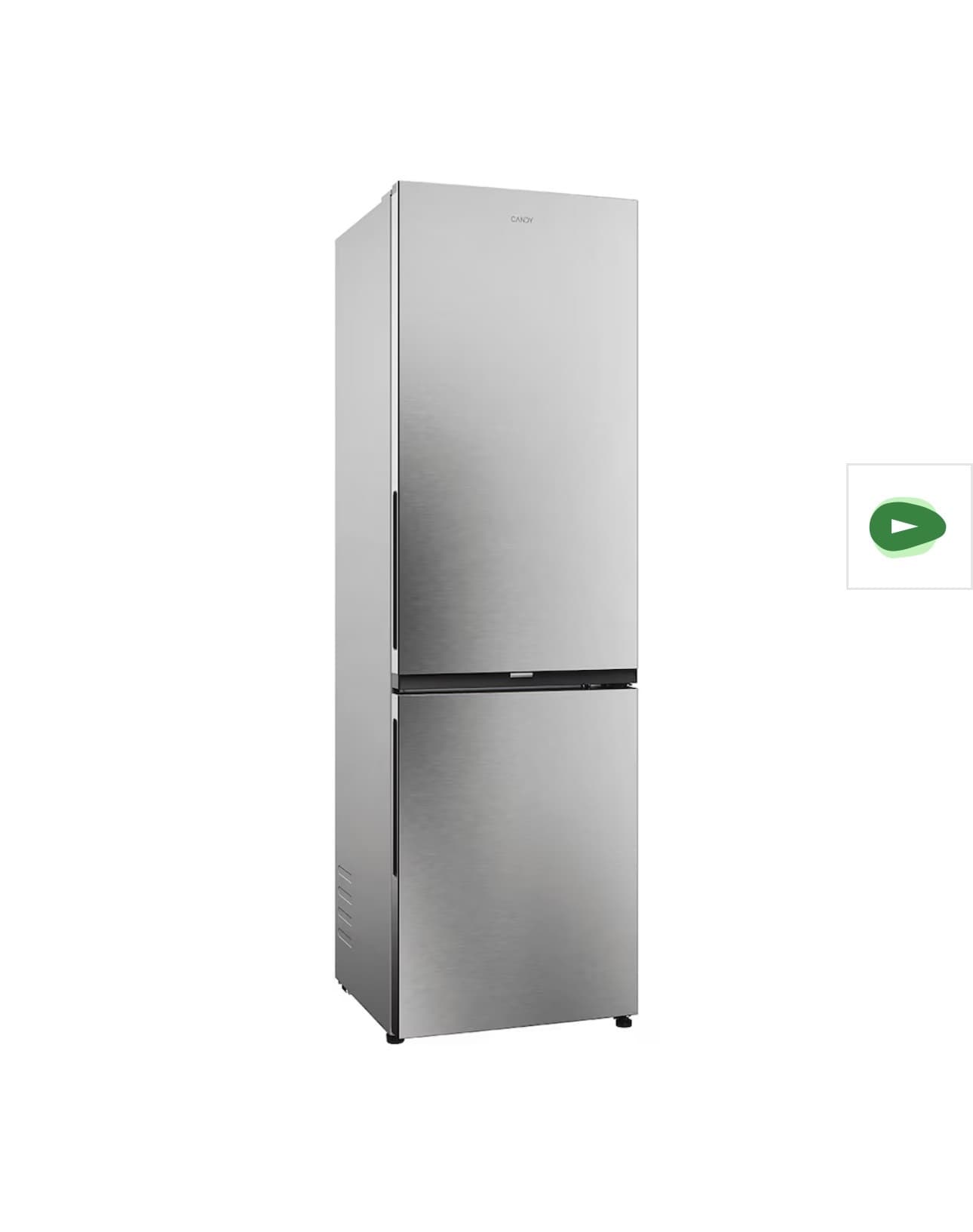 Frigorífico combi Candy Total No Frost City Fresco 300 - CNCQ2T518EX Inox