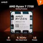 Procesador AMD Ryzen 7 7700 65W 3,8 GHz 8 núcleos 16 hilos envío desde España