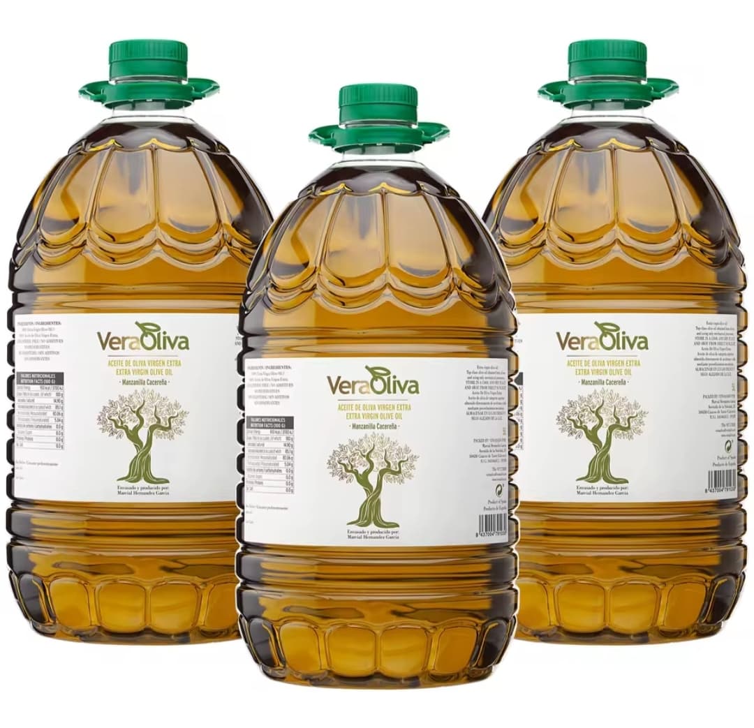 Pack Aceite de Oliva Virgen Extra - 3 X Garrafa 5L - Manzanilla Cacereña - Nueva Campaña