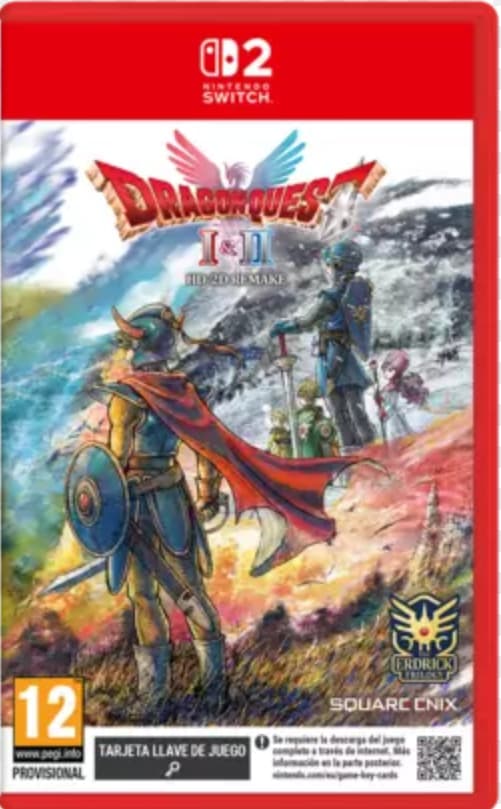 Nintendo Switch Dragon Quest I & II HD-2D Remake para Switch 2 (Key Card)