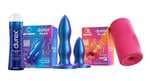 Durex Pack - Set de Plugs Anales DEEP & DEEPER, 2 tamaños + Masturbador SLIDE & RIDE + Gel lubricante Original h2o 50ml